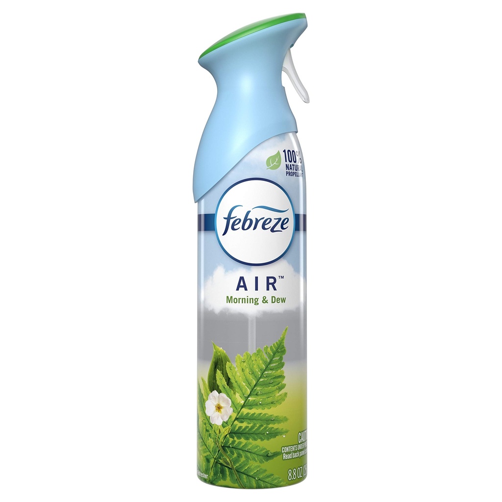Febreze Odor-Eliminating Air Freshener, Morning & Dew, 250g