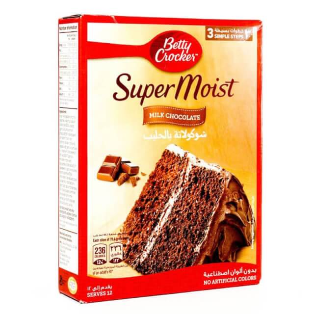 Betty Crocker Milk Chocolate Cake mix 500g