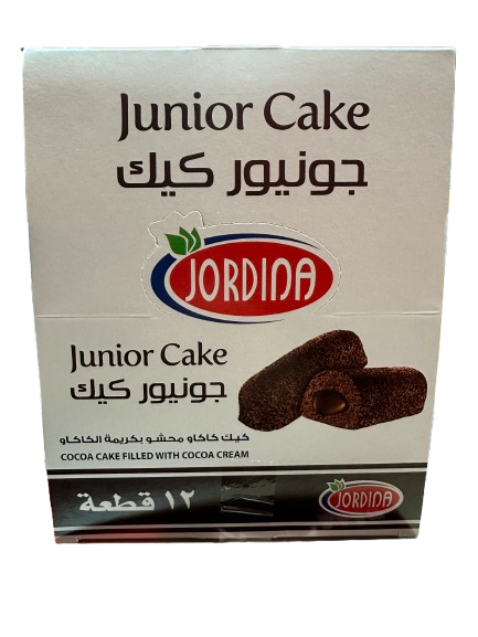 Jordina Junior Cacao Cake 12pcs