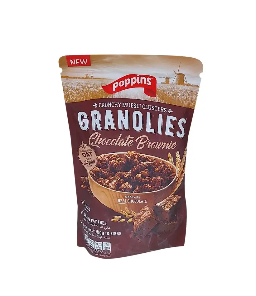 Poppins Granolies Chocolate Brownie Oats 350G 