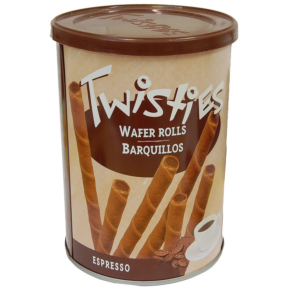 Twisties Wafer Rolls Espresso 400g