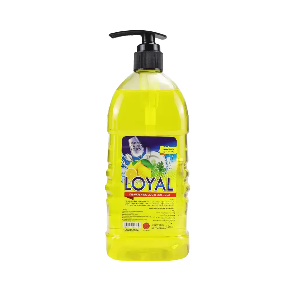 Loyal Dishwashing Liquid with Lemon Fragrance 1L