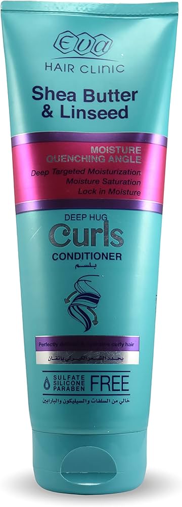 Eva Hair Clinic Curls Shea Butter & Linseed Miracle Conditioner - Twist Leave In Cream 200ml