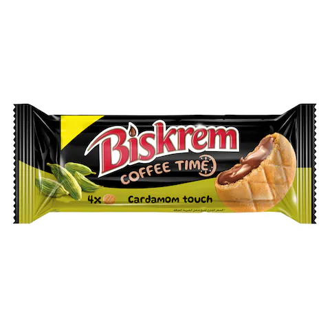 Ulker Biskrem - Cocoa Cream Cookies - Cardamom 36g 