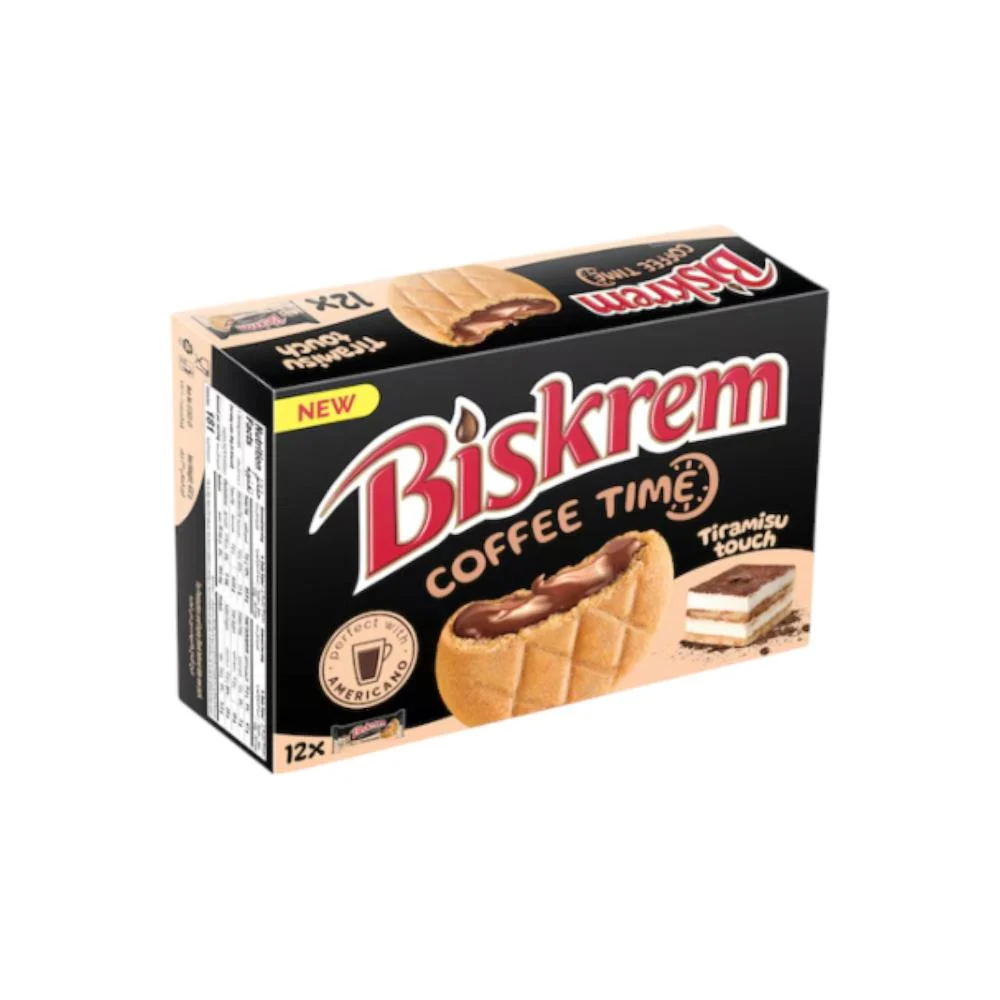 Ulker Biskrem - Cocoa Cream Cookies - Tiramisu 36g 
