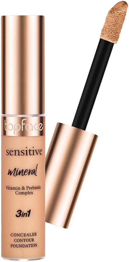 TopFace Sensitive Mineral 3 in 1 Concealer, Contour and Foundation - 005 Medium Beige