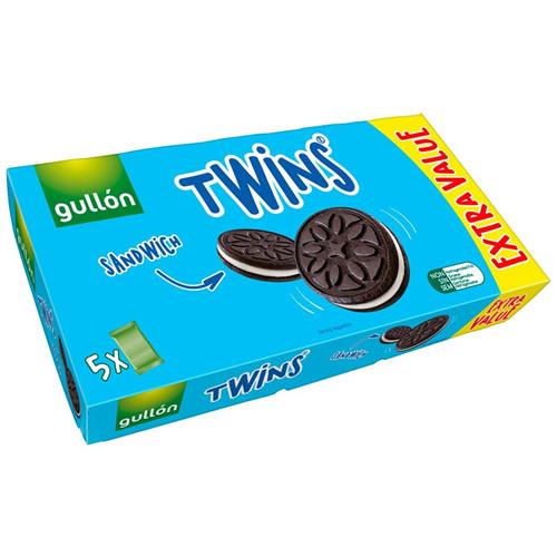 Gullon Twins Choco Cookie Sandwich - 5 Pack  X 44g