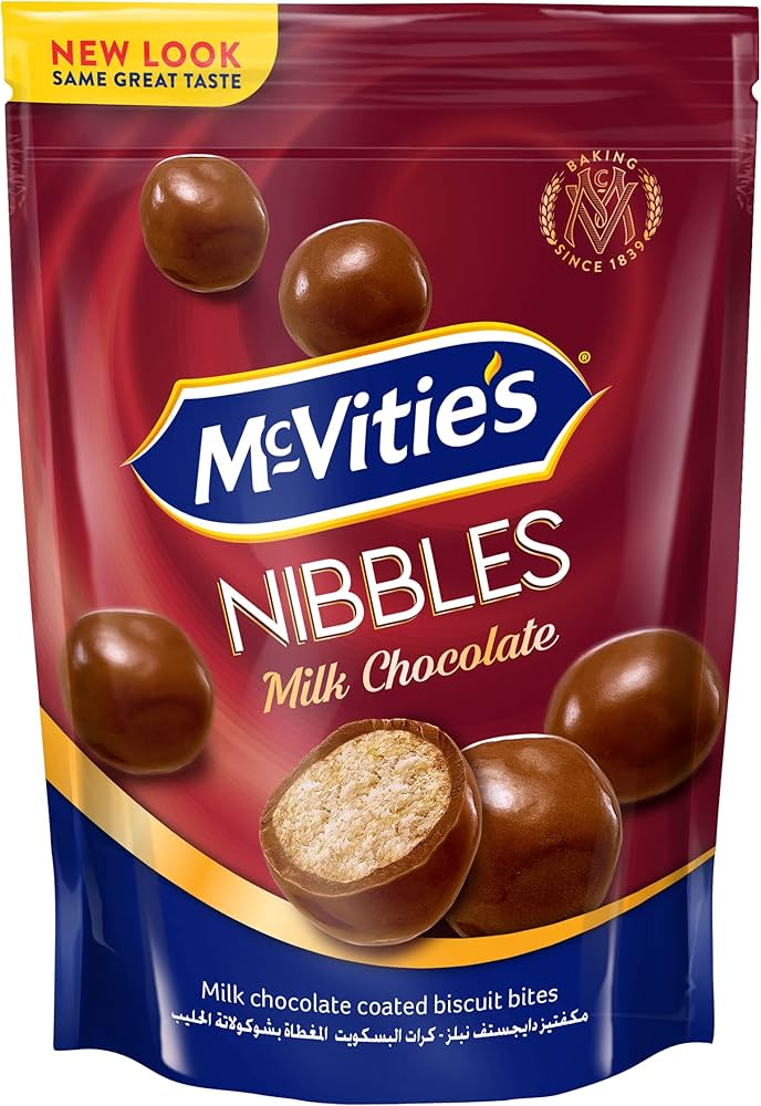 McVities Digestive Nibbles Milk Chocolate 110gm