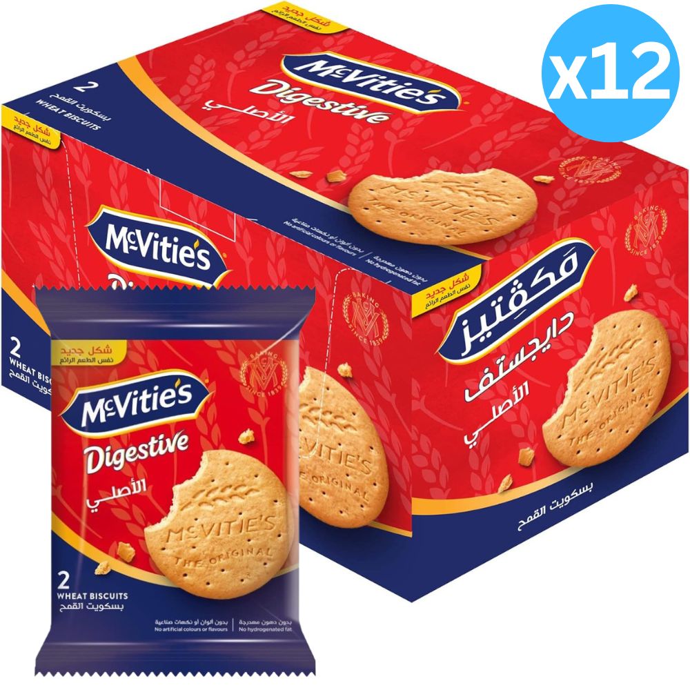 Mcvitie'S Digestive Biscuits - 24gm x 12 Pieces 