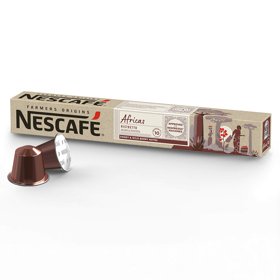 Nescafe Farmers Origins Africa's Espresso 10 Capsules - Intensity: 10