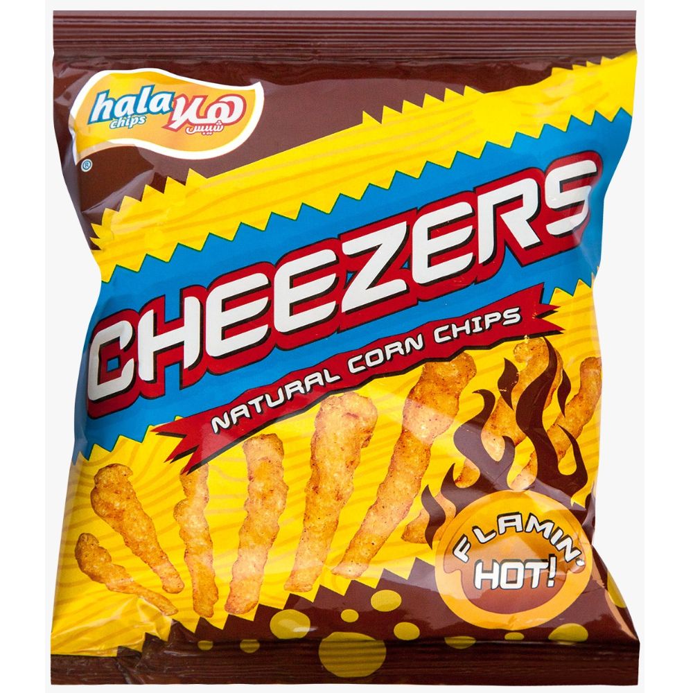 Hala Chips Cheezers Flamin Hot  25g