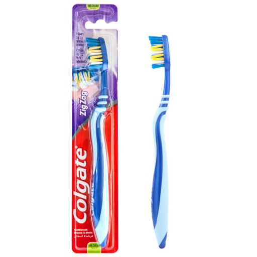 [6001067004943] Colgate Toothbrush ZigZag Flexible Medium Assorted Colour 1pc