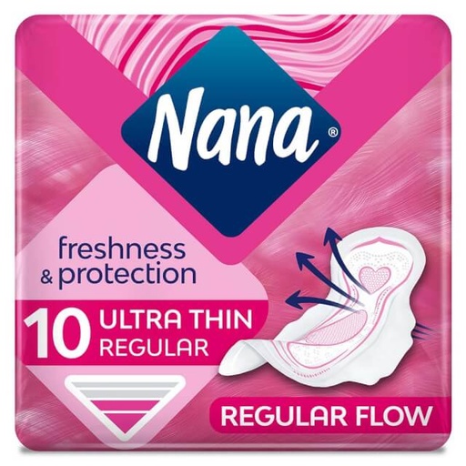[7322540080032] Nana Ultra Thin Regular 10ct