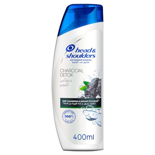 [8001841054940] Head & Shoulders Charcoal Detox Anti-Dandruff Shampoo 400ml