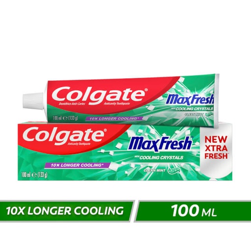 [8718951288881] Colgate Fluoride Toothpaste Max Fresh Clean Mint 100ml