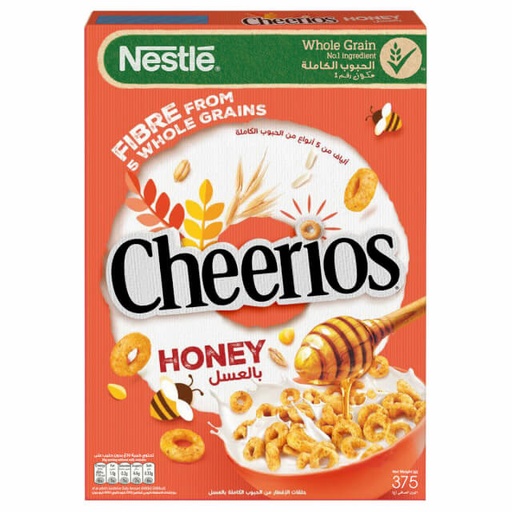 [7613034389138] Nestle Honey Cheerios Breakfast Cereal 375g