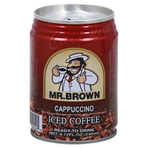 [025616042145] Mr Brown Iced Coffee - Cappuccino 240ml