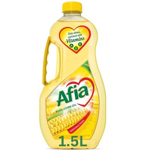 [6281011701863] Afia Pure Corn Oil 1.5L