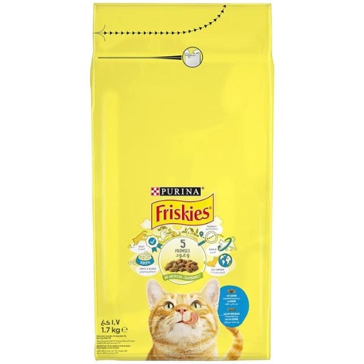 [7613036053082] Purina Friskies with Salmon and Vegetables 1.7Kg