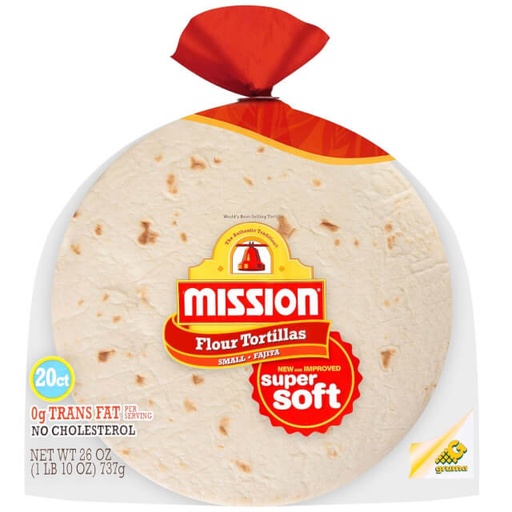 [8437000906216] Wheat Flour Tortilla Bread 20 pieces x 20 cm