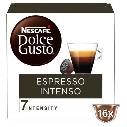 [7613036760171] Nescafe Dolce Gusto Espresso Intenso Pods 16 per pack