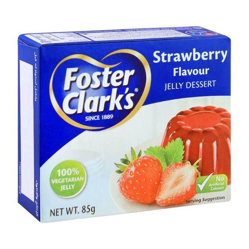 [5352101006777] Foster Clark Jelly Strawberry Vegetarian 85g
