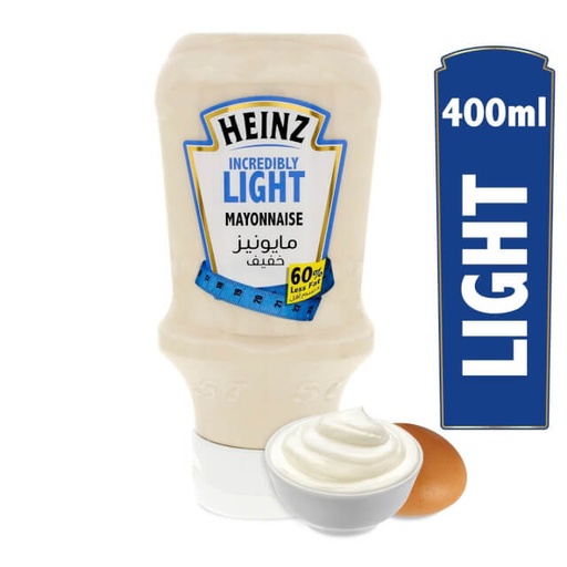 [6290090033161] Heinz Incredibly Light Mayonnaise 400ml