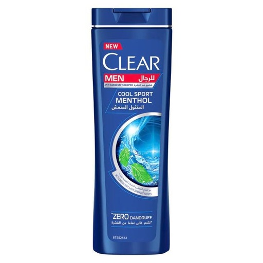 [6221155058508] Clear Men's Anti-Dandruff Shampoo Cool Sport Menthol, 360ml