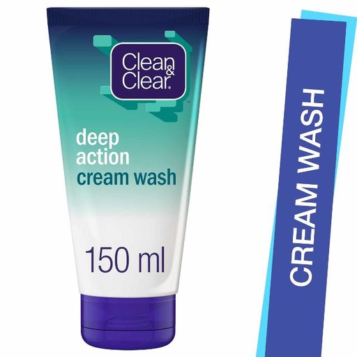 [3574660002522] Clean & Clear Cream Wash Deep Action 150ml