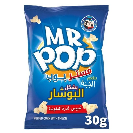 [6251036503445] Mr Chips Puffed Corn With Cheese 30g