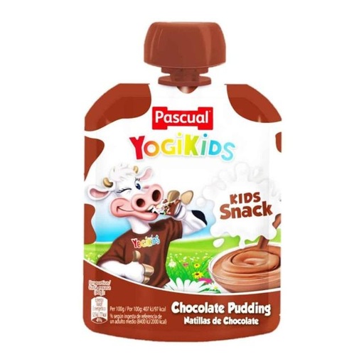 [8410128767914] Pascual YogiKids Kids Chocolate Pudding 80g