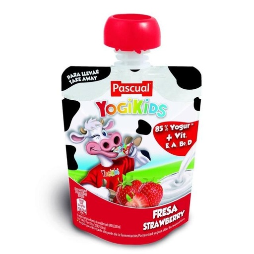 [8410128416188] Pascual YogiKids Strawberry 80g