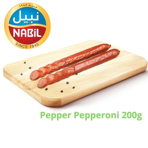 [6251010090138] Nabil Pepper Pepperoni 365gm