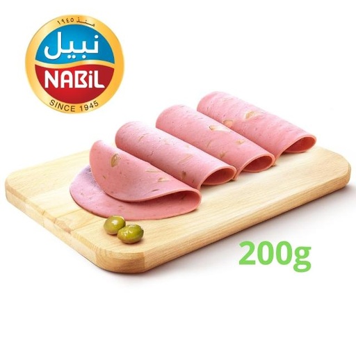 [6251010090411] Nabil Beef Martadella With Olives 200g