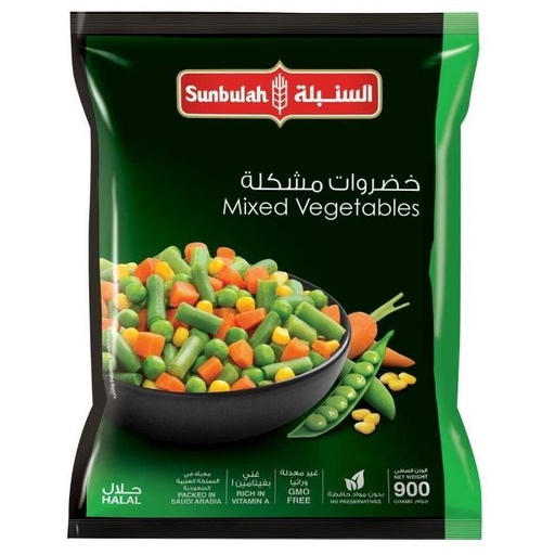 [6281073150227] Sunbulah Mixed Vegetable 900g