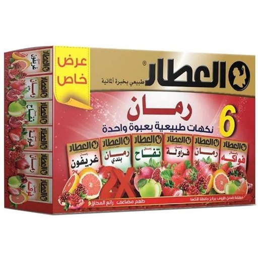 [6212900018779] Al Attar 6 In 1 Pomegranate Tea 24 Bags 36g