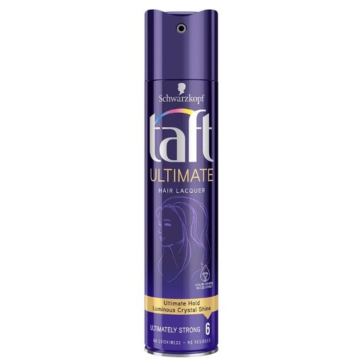 [4015000712576] TAFT Schwarzkopf Ultra Hair Lacquer Hold 4 - 250ml
