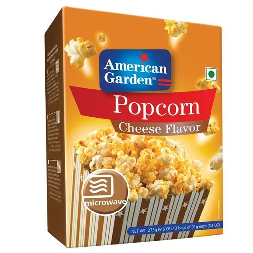 [717273550360] American Garden Popcorn Cheese Flavor 273g