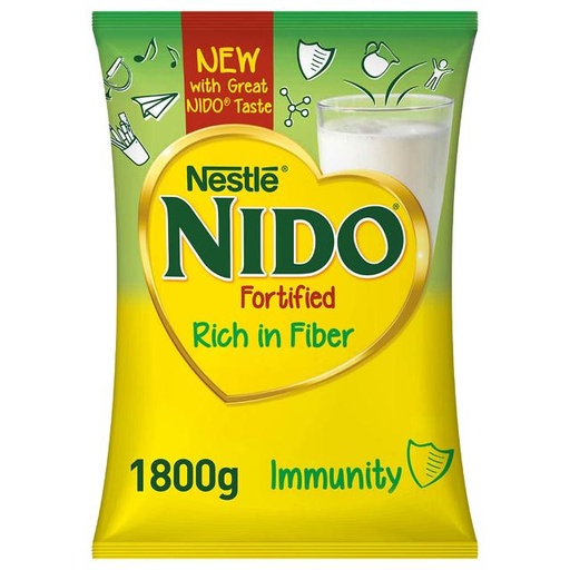 [6294017109526] Nestle Nido Fortified Powder Milk Pouch 1800g