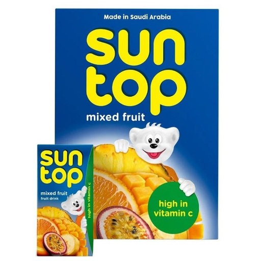 [6281012044372] Suntop Juice Mixed Fruit 125ml x 24pcs