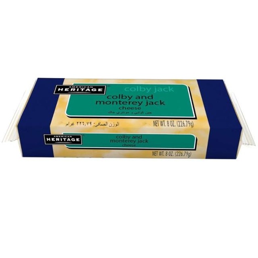 [071505018845] American Heritage Colby and Monterey Jack Cheese 226g