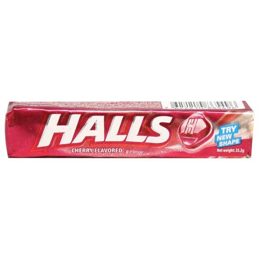 [7622201695408] Halls Cherry Flavor 8pcs
