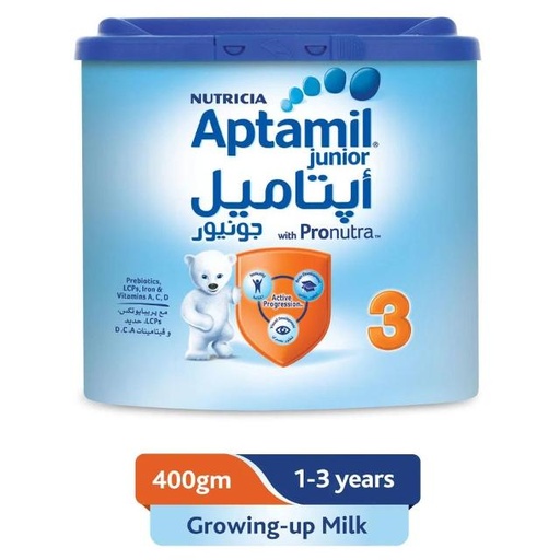 [8718117609963] Aptamil Junior 3 Growing Up Milk 400g