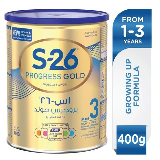 [1nnn] Nestle S26 GOLD 3 Stage 3, 1-3 Years Powder Milk 400g