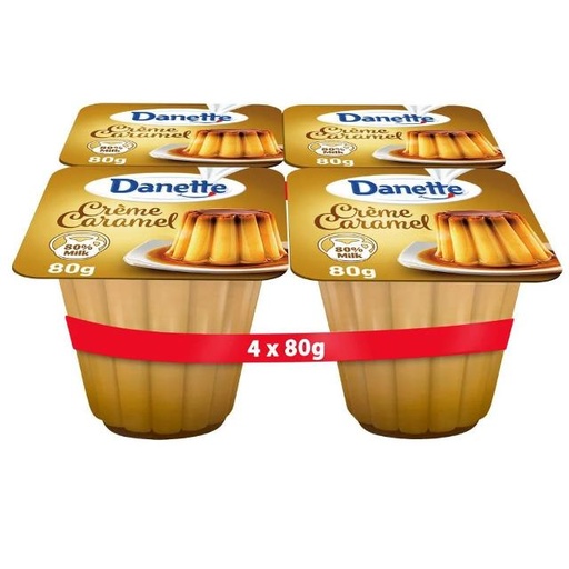 [6281022103816] Danette Dessert Creme Caramel 4 x 80g