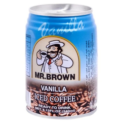 [025616042138] Mr Brown Vanilla Iced Coffee 240ml