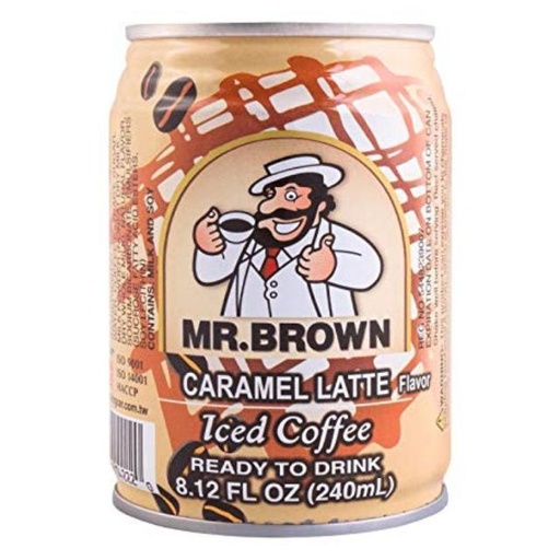 [025616042220] Mr Brown Caramel Latte Iced Coffee 240ml