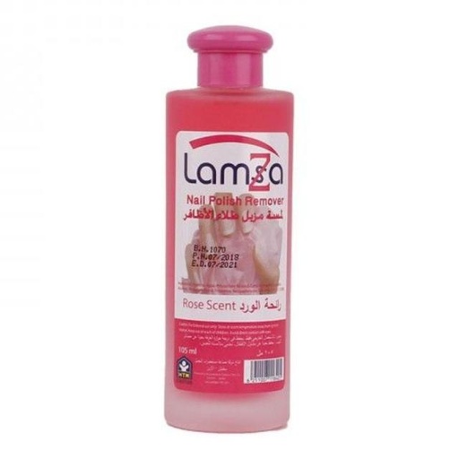 [6251007118401] Lamsa Nail Polish Remover Rose Scent 105ml