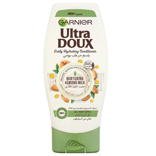 [3610340668906] Garnier Ultra Doux Nurturing Almond Milk Conditioner 360ml
