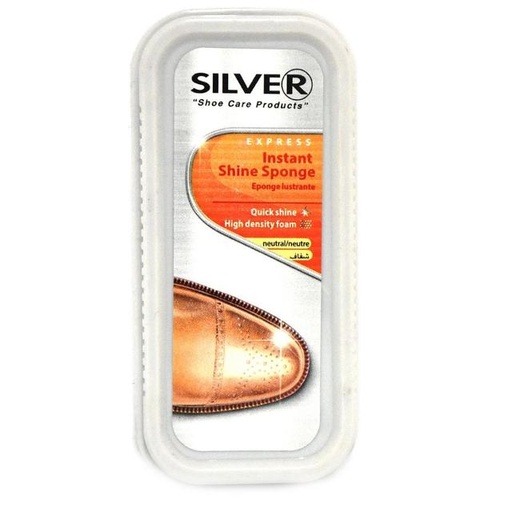 [8690757000815] Silver Instant Shine Sponge Large Brown 1pc